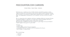 Desktop Screenshot of careers.feecounter.com